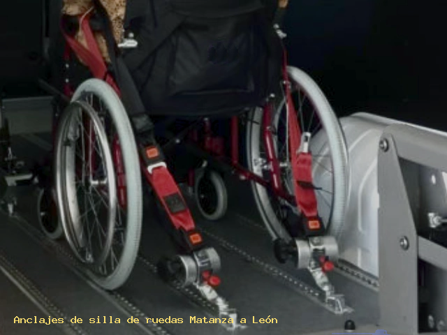 Anclajes de silla de ruedas Matanza a León